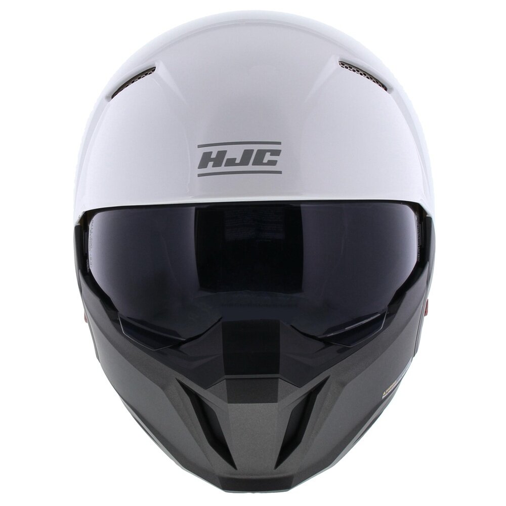 HJC I20 Streetfighter helmet pearl white semi flat black