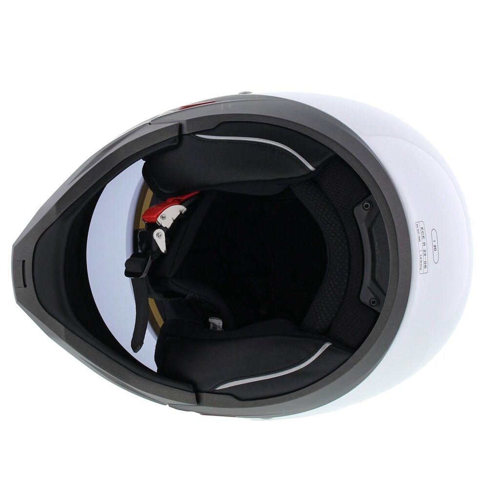 HJC I20 Streetfighter helmet pearl white semi flat black