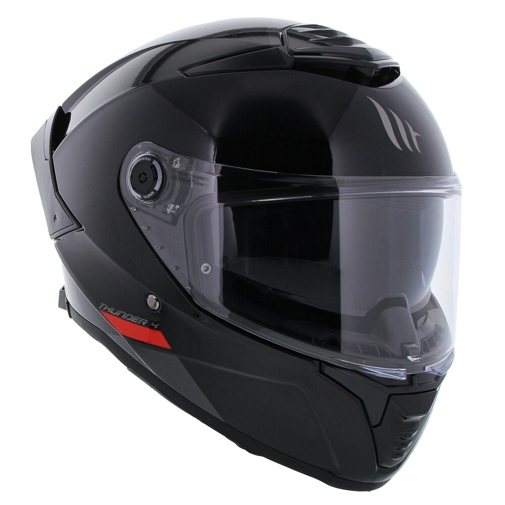 MT Thunder 4 SV full face helmet solid gloss black