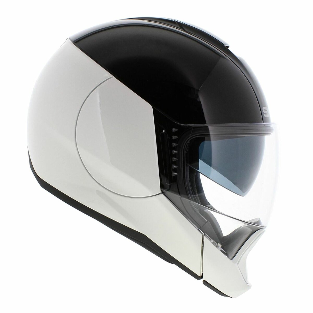 Shark Evojet Helmet Dual gloss black white WKW