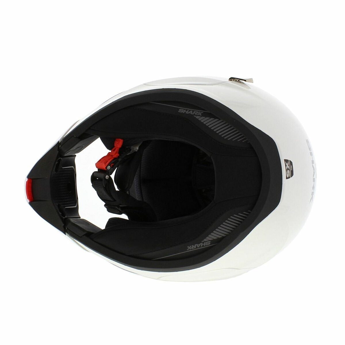 Shark Evojet Helmet Dual gloss black white WKW