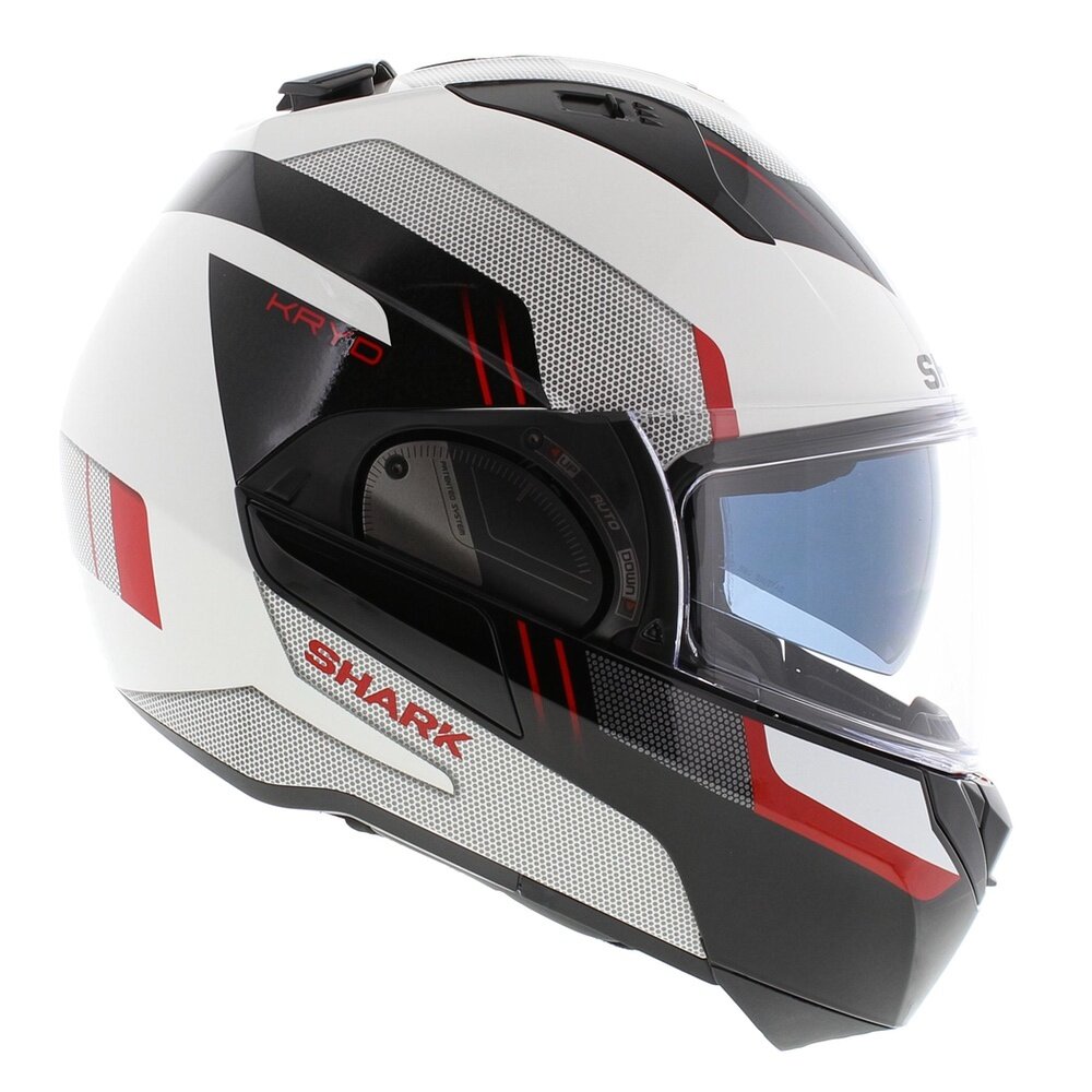 Shark EVO ES Kryd White Black Red