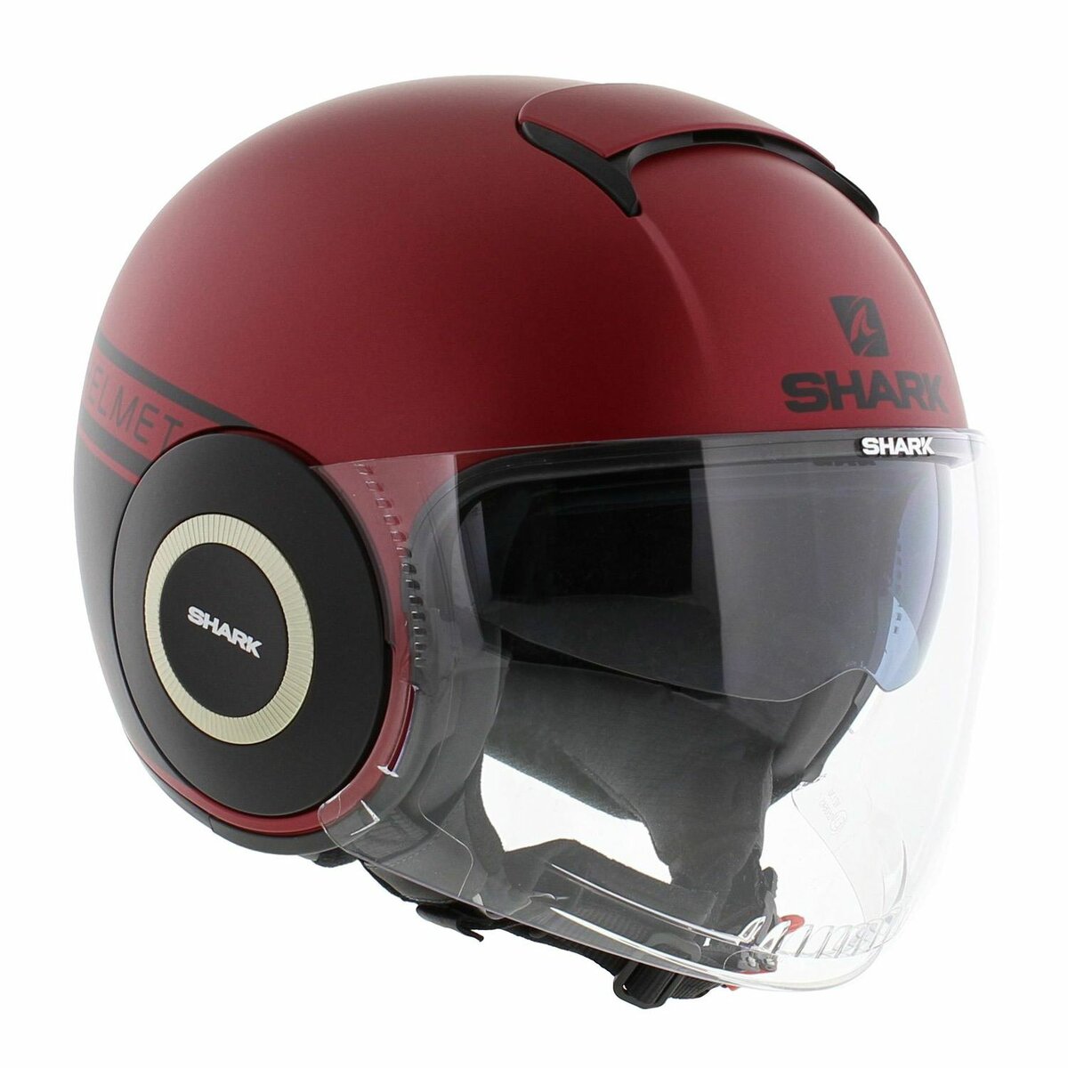 Shark Nano Helmet Street Neon matt red black RKR