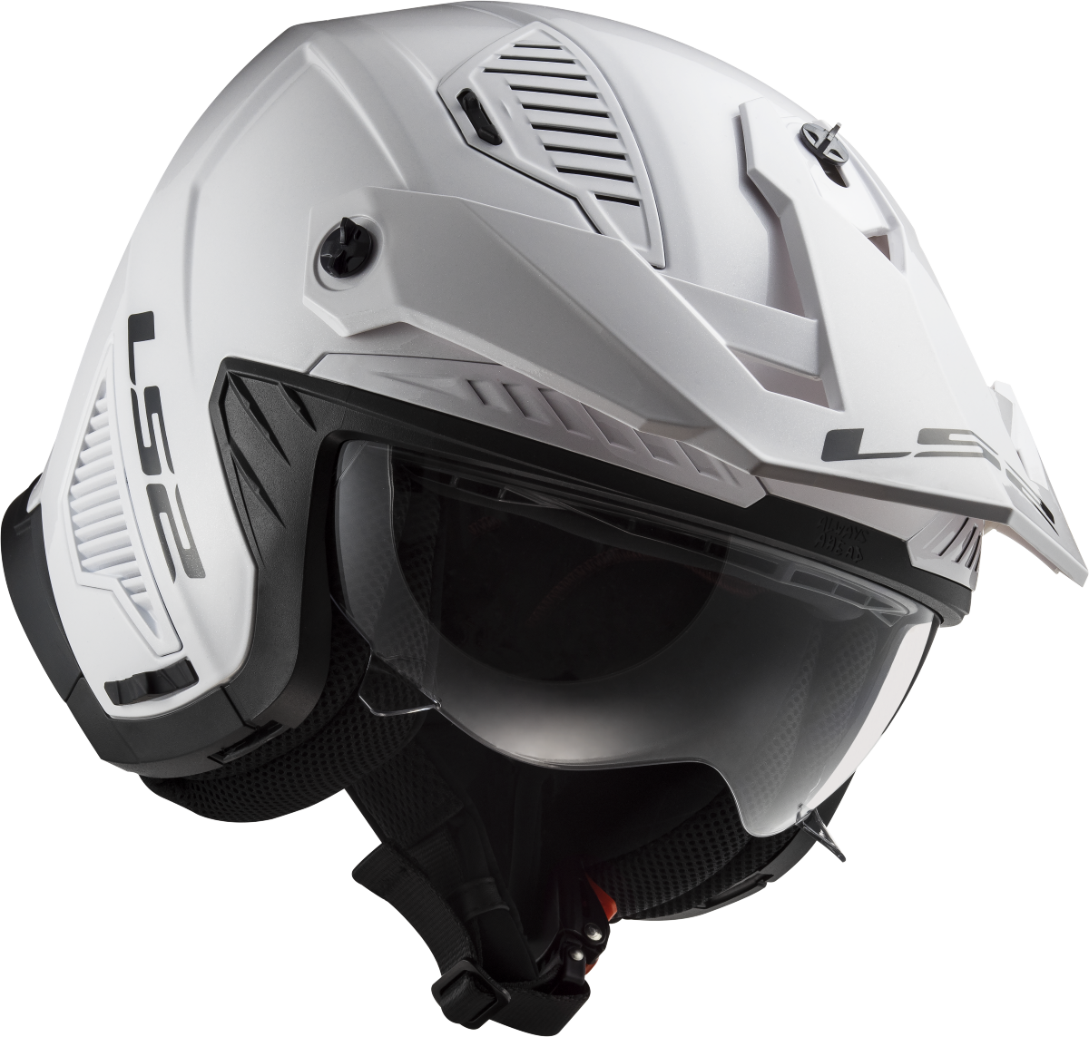 LS2 OF606 Drifter solid gloss white
