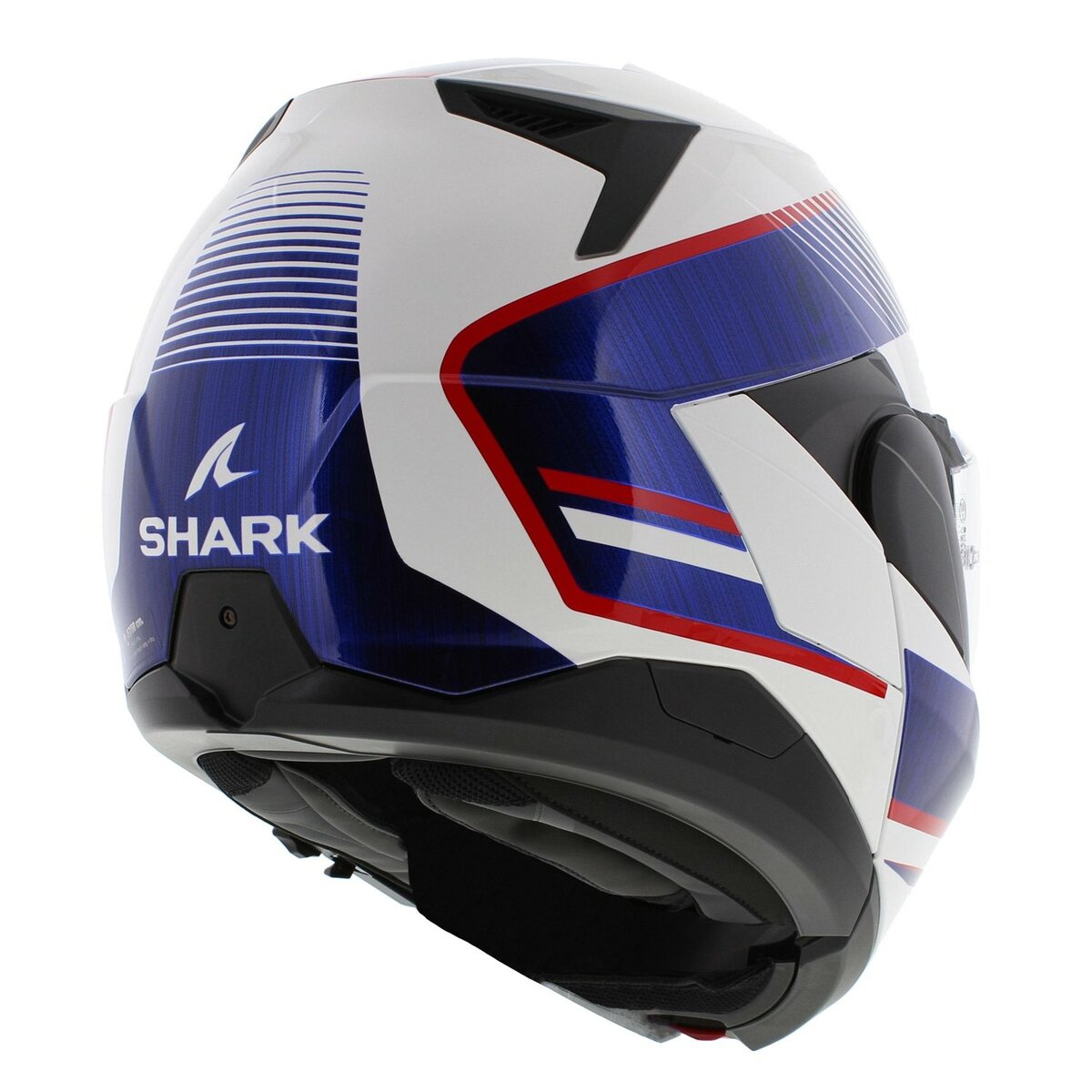 Shark Oxo Modular Helmet Blank - Sikter - White Blue Red
