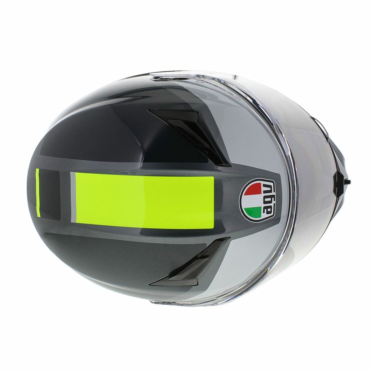 AGV K3 helmet Shade - Gloss Black Grey Fluo Yellow