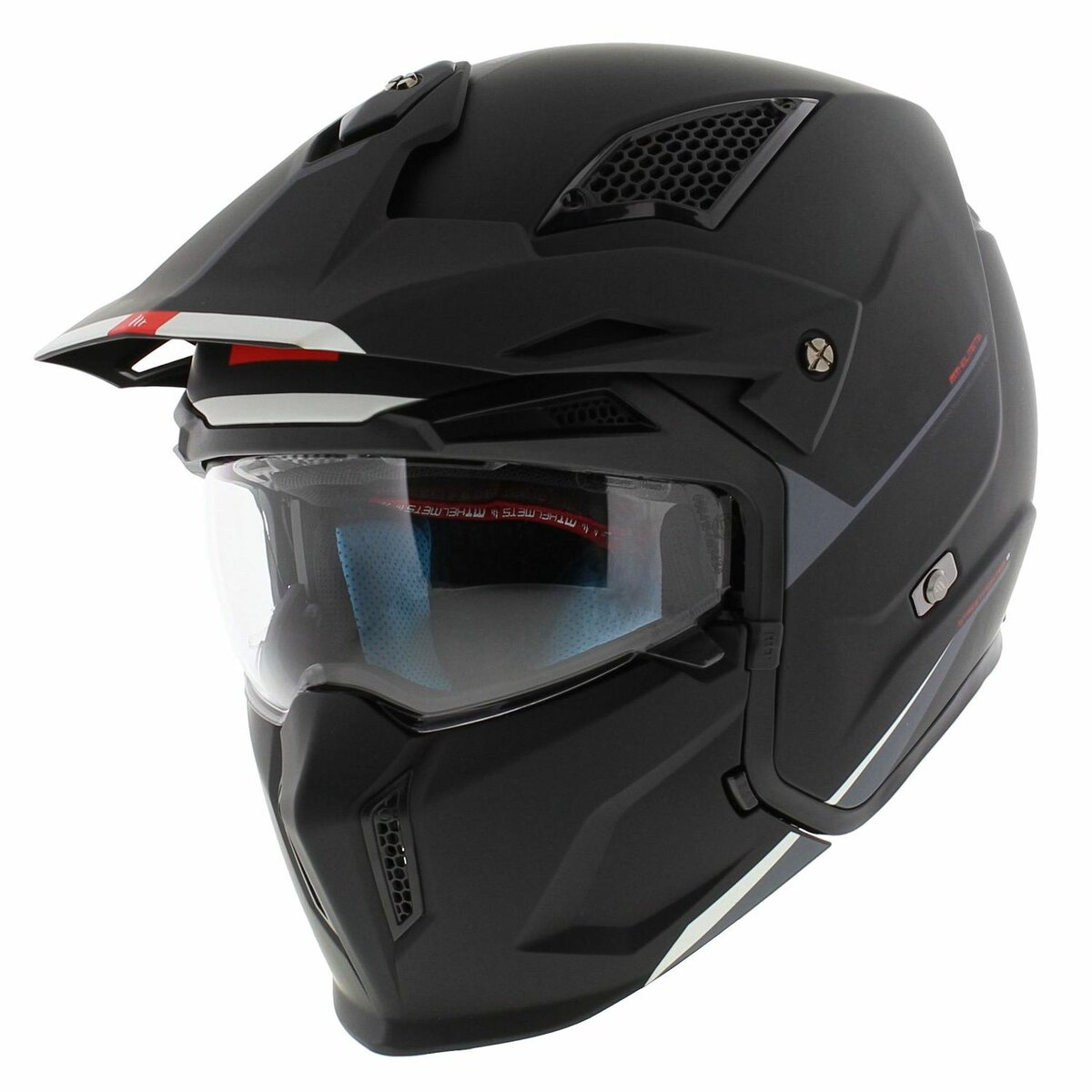 MT Streetfighter S SV helmet matt black - Stripe