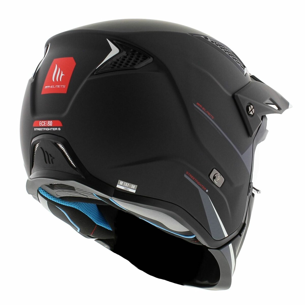 MT Streetfighter S SV helmet matt black - Stripe
