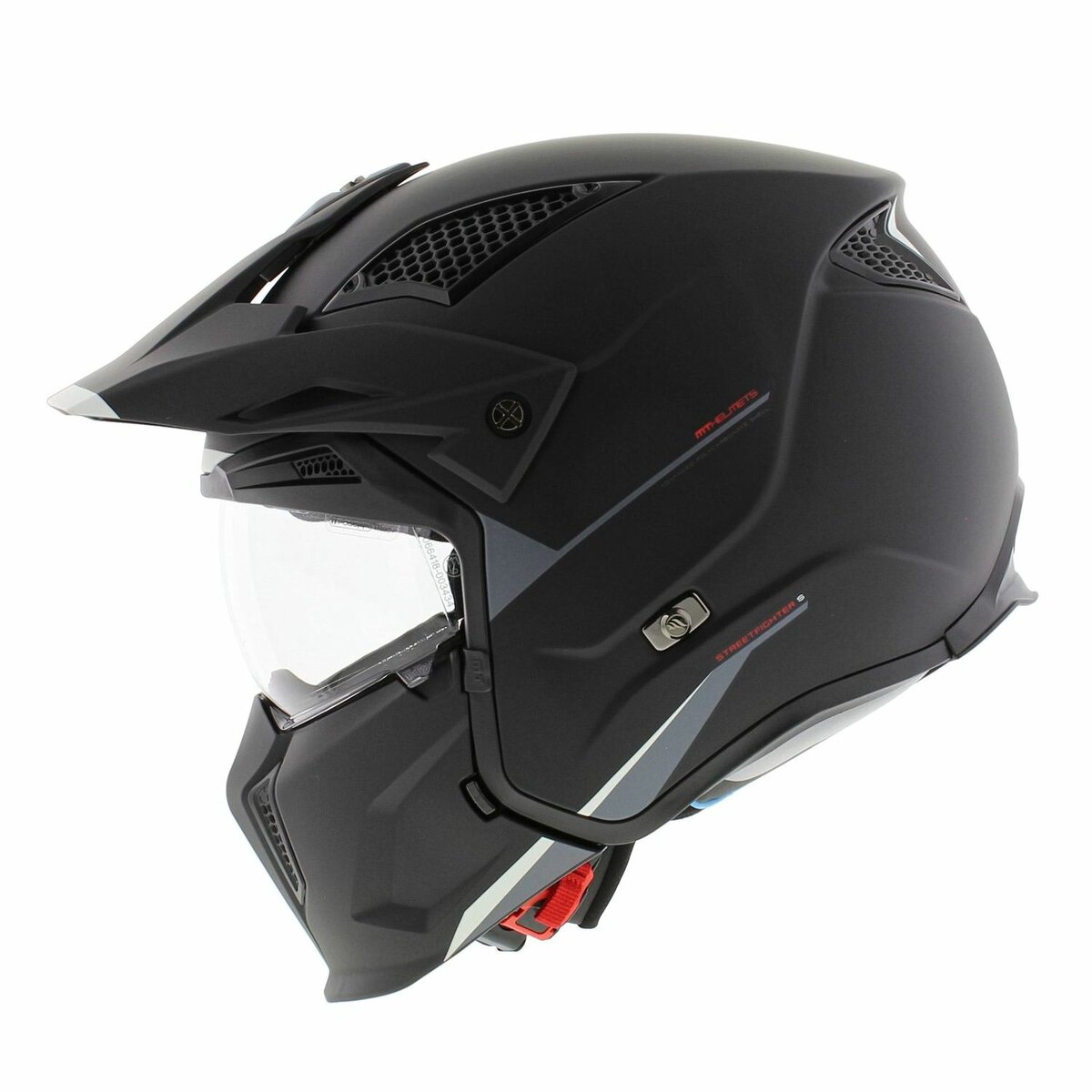 MT Streetfighter S SV helmet matt black - Stripe