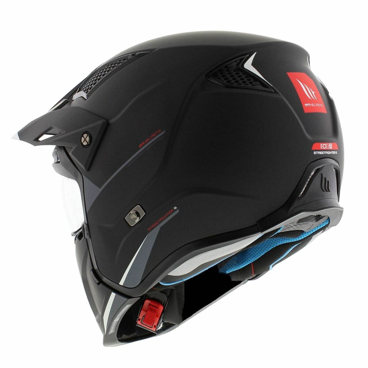MT Streetfighter S SV helmet matt black - Stripe