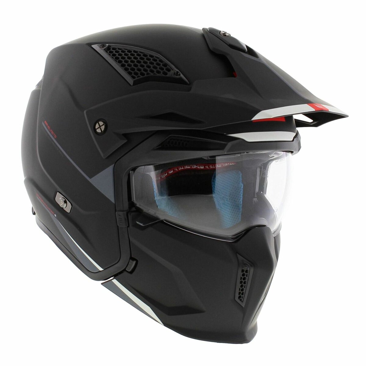 MT Streetfighter S SV helmet matt black - Stripe