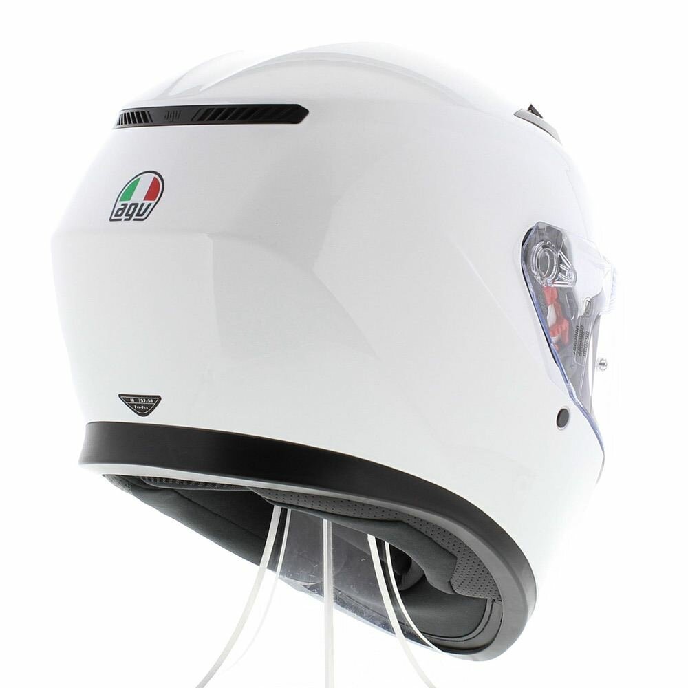 AGV K3 Mono gloss wit Seta