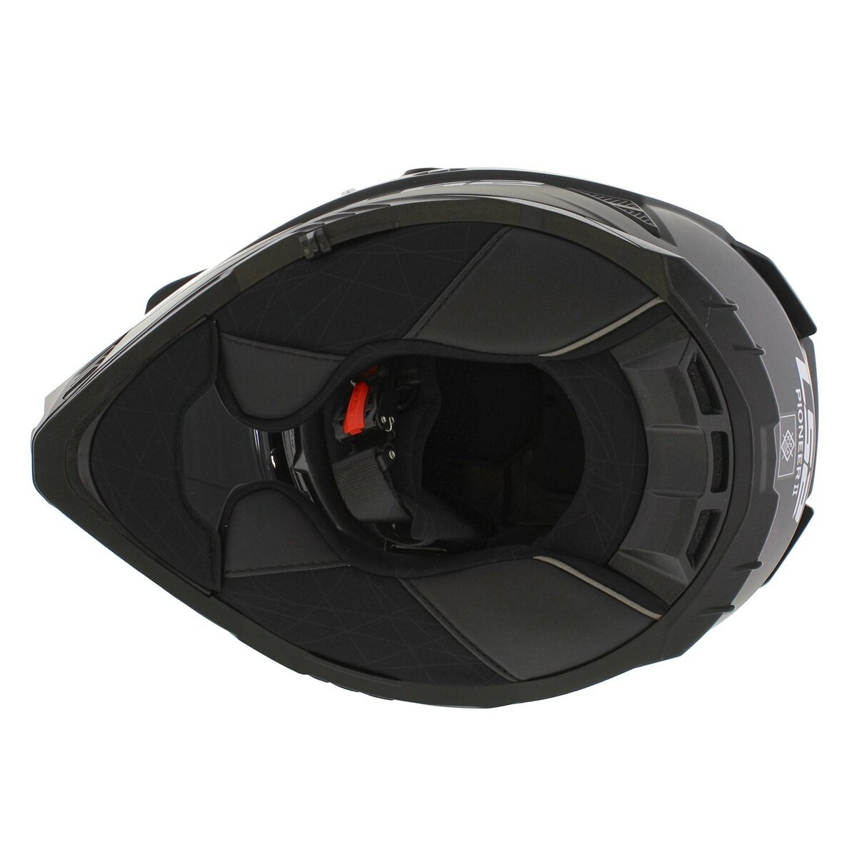 LS2 MX702 Pioneer II adventure helmet solid matt black