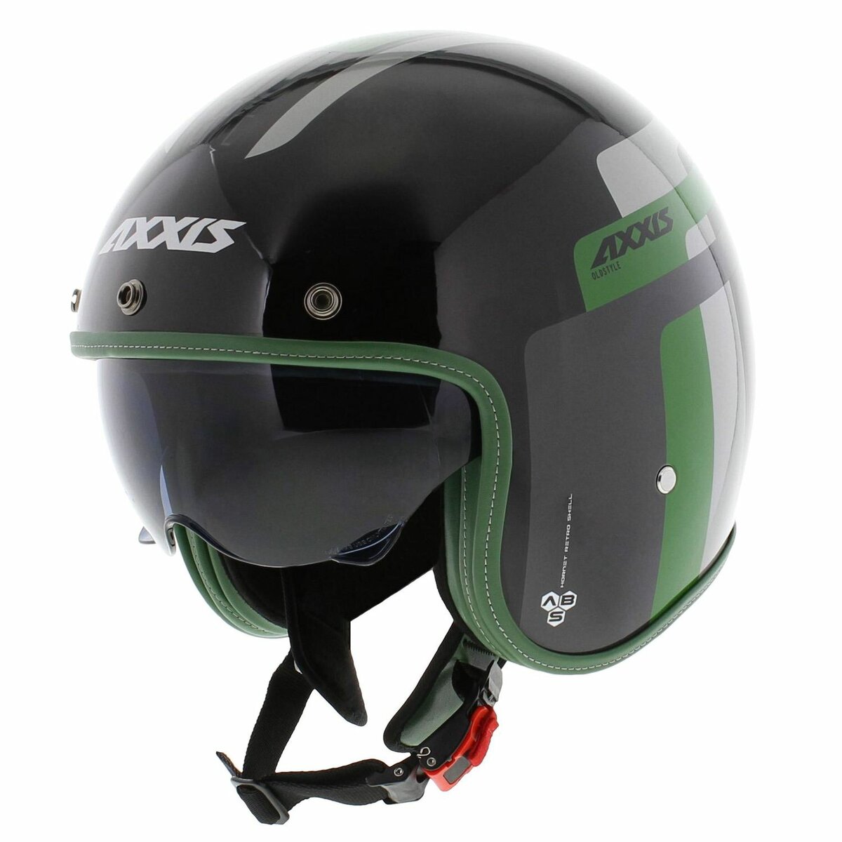 Axxis Hornet SV helmet Old Style B6 gloss green