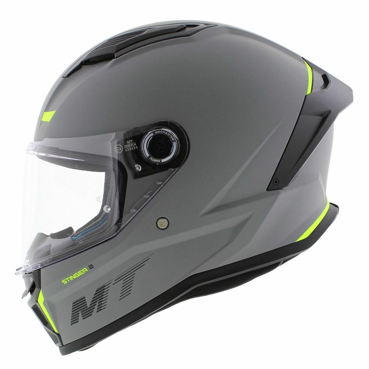 MT Stinger 2 fullface helmet matt grey