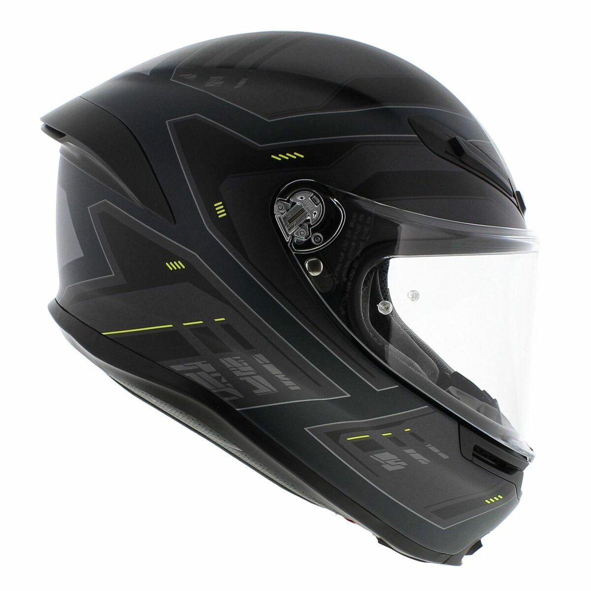 AGV K6 S Enhance helmet Matt Grey Yellow Fluo