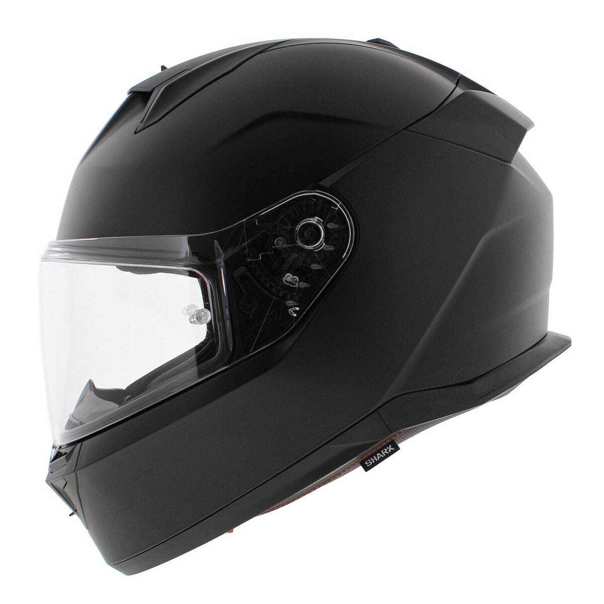 Shark D-Skwal 3 Blank - Matt Black Motorcycle helmet - Dark Shadow KMA