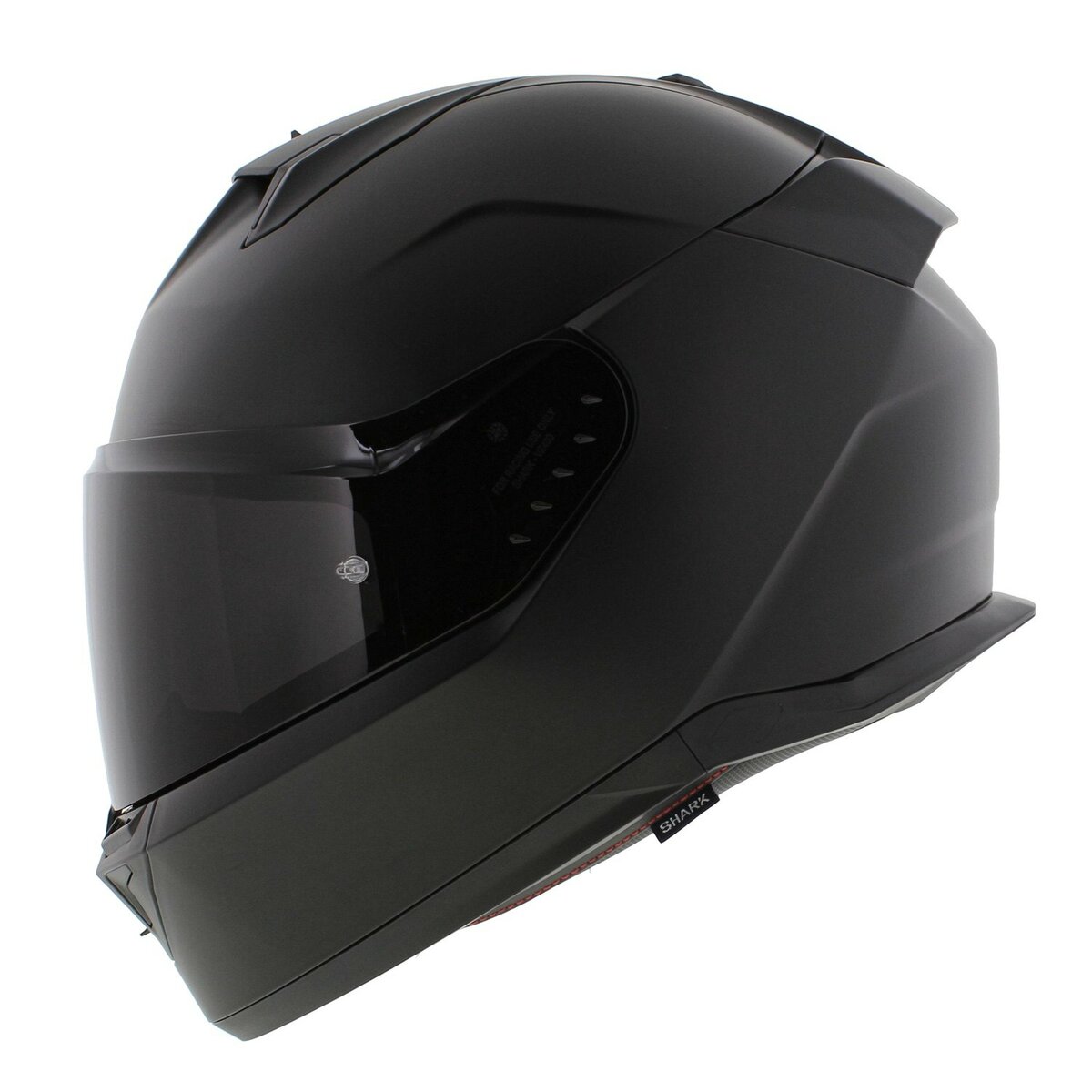 Shark D-Skwal 3 Blank - Matt Black Motorcycle helmet - Dark Shadow KMA