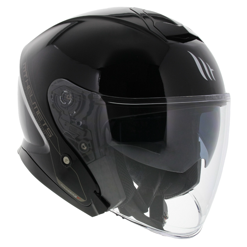 MT Thunder 3 SV Jet helmet gloss black