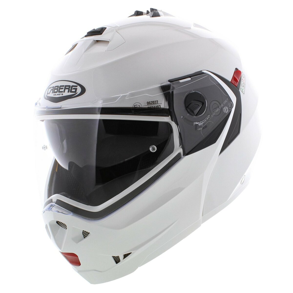 Caberg Duke X Gloss White Modular Motorcycle Helmet