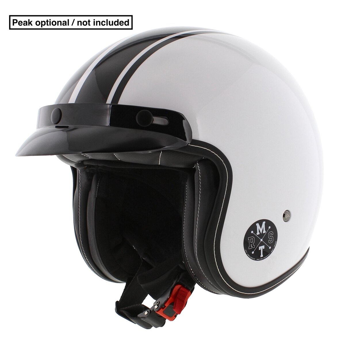 MT Le Mans II SV S Helmet Speed gloss white black