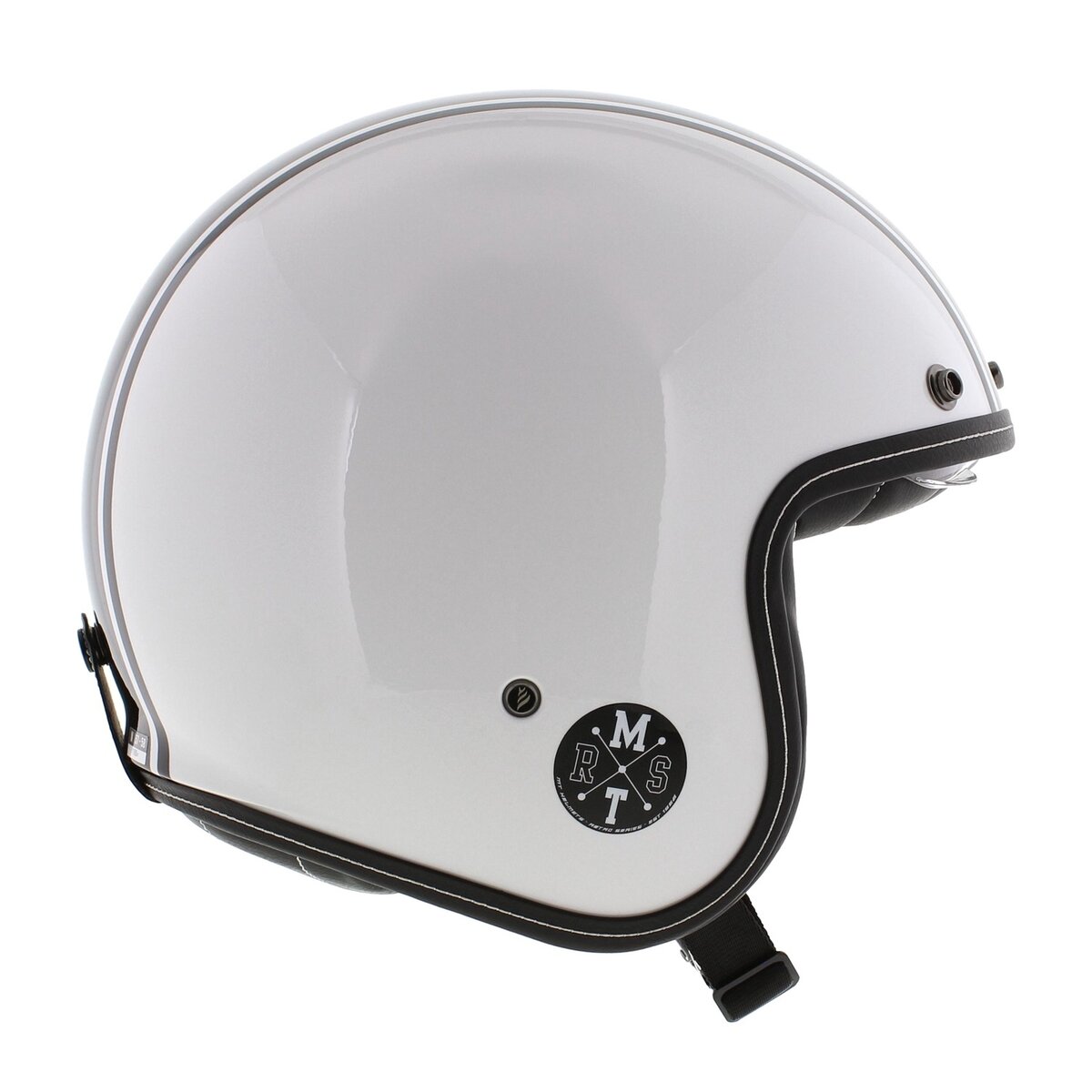 MT Le Mans II SV S Helmet Speed gloss white black