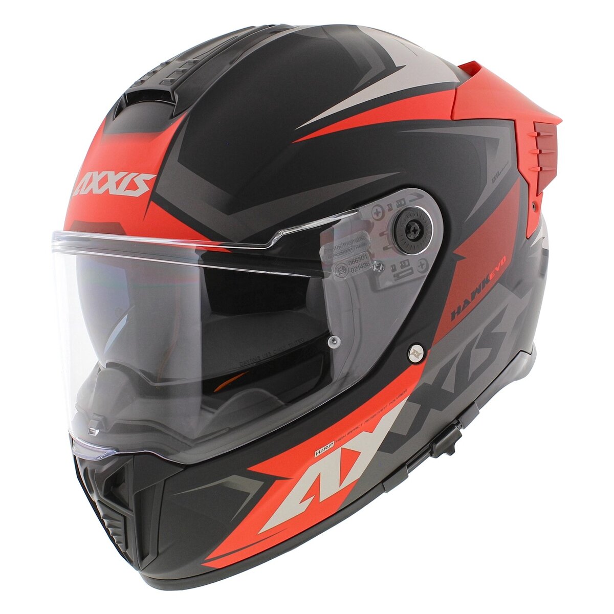 Axxis Hawk SV EVO full face helmet Ixil matt red