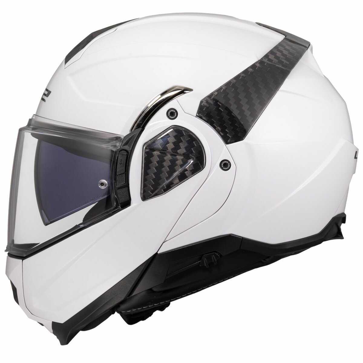 LS2 FF910 Advant II helmet solid gloss white