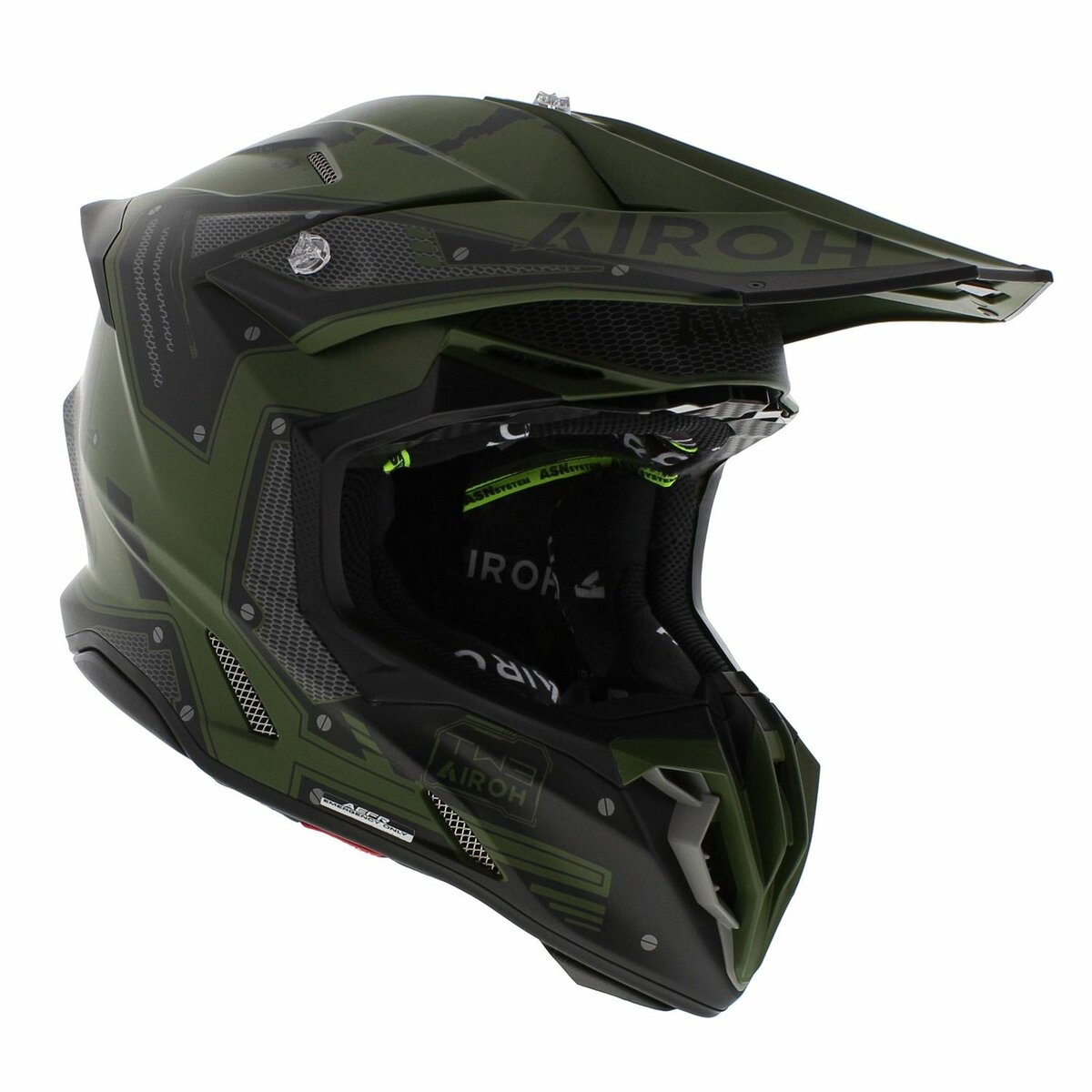 Airoh Twist 3.0 MX Helmet Military matt black green