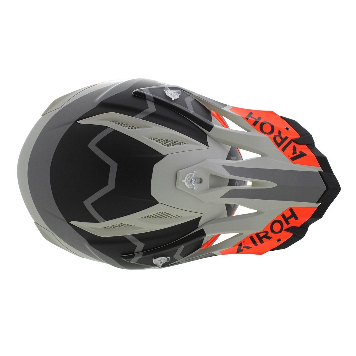 Airoh Aviator Ace 2 MX Helmet Ground - matt grey orange