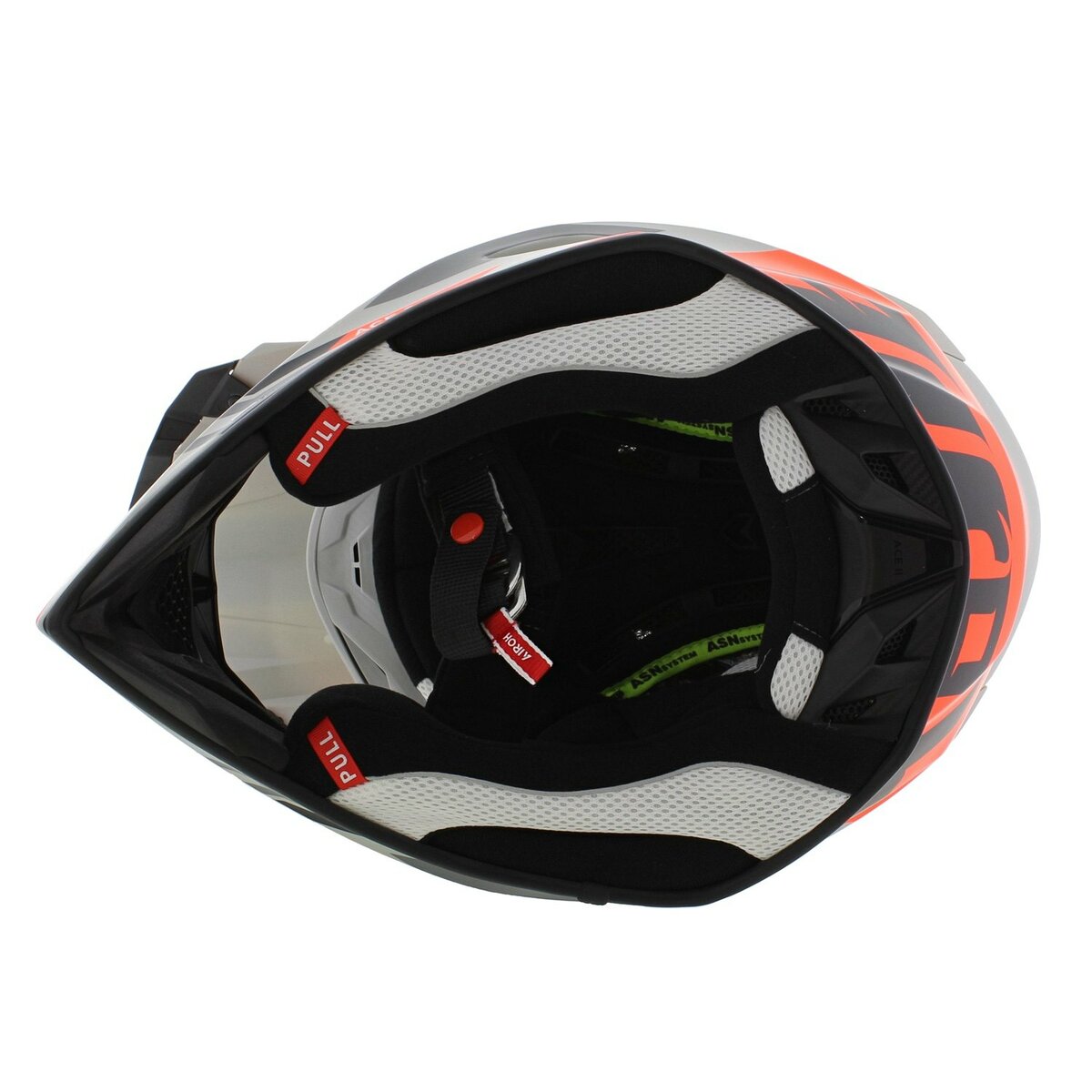 Airoh Aviator Ace 2 MX Helmet Ground - matt grey orange