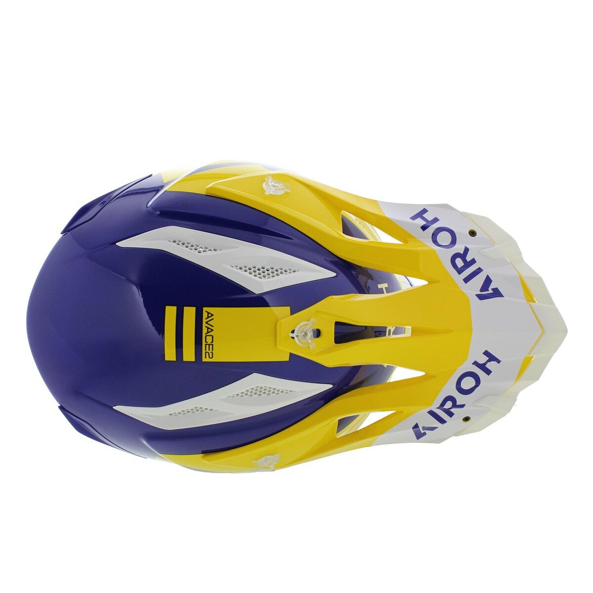 Airoh Aviator Ace 2 MX Helmet Sake - gloss yellow white purple