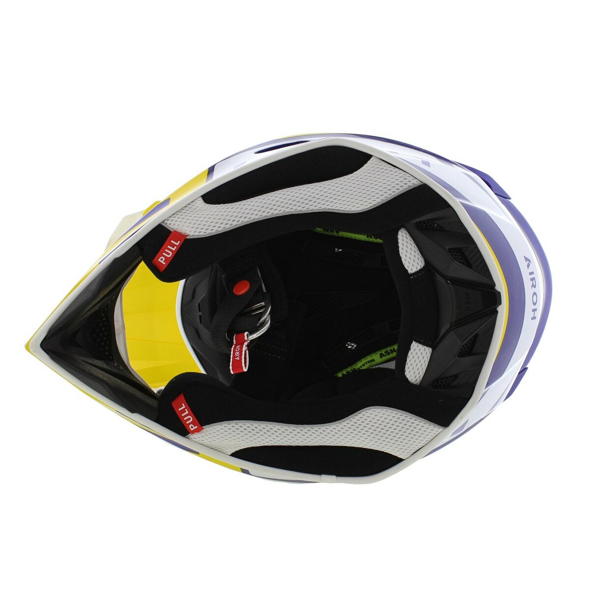 Airoh Aviator Ace 2 MX Helmet Sake - gloss yellow white purple