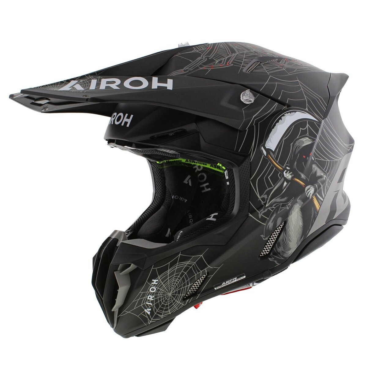 Airoh Twist 3.0 MX Helmet Arcade matt black grey