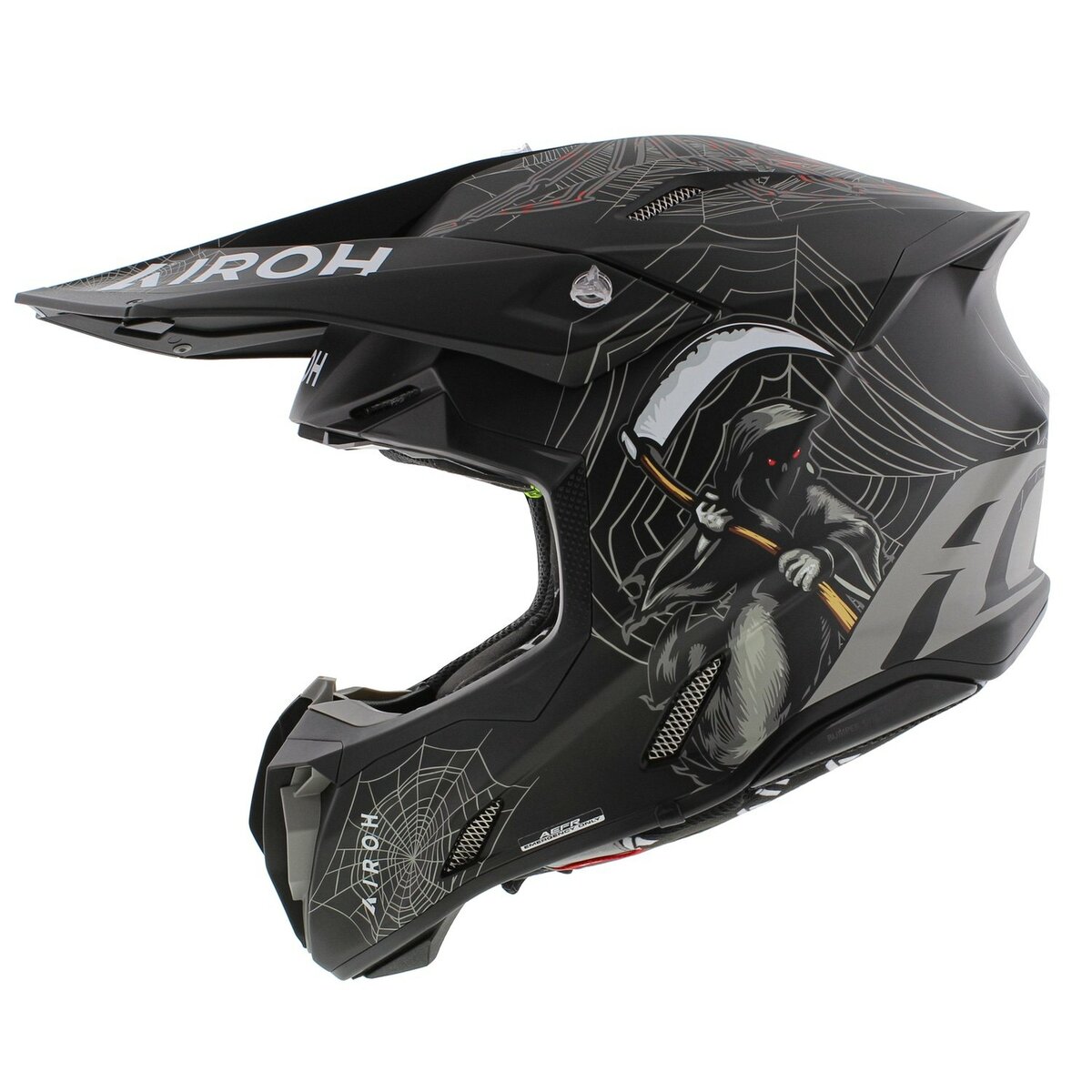 Airoh Twist 3.0 MX Helmet Arcade matt black grey