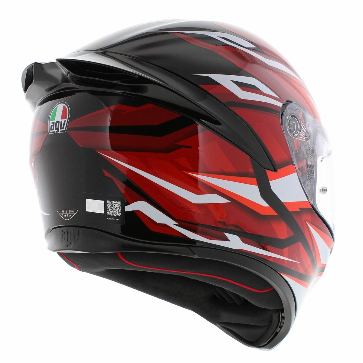 AGV K1 S helmet Lion - Gloss black red
