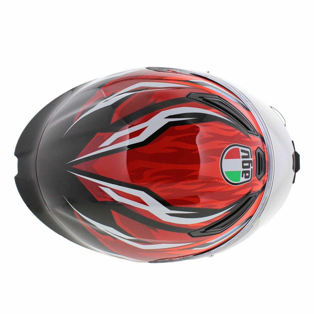 AGV K1 S helmet Lion - Gloss black red