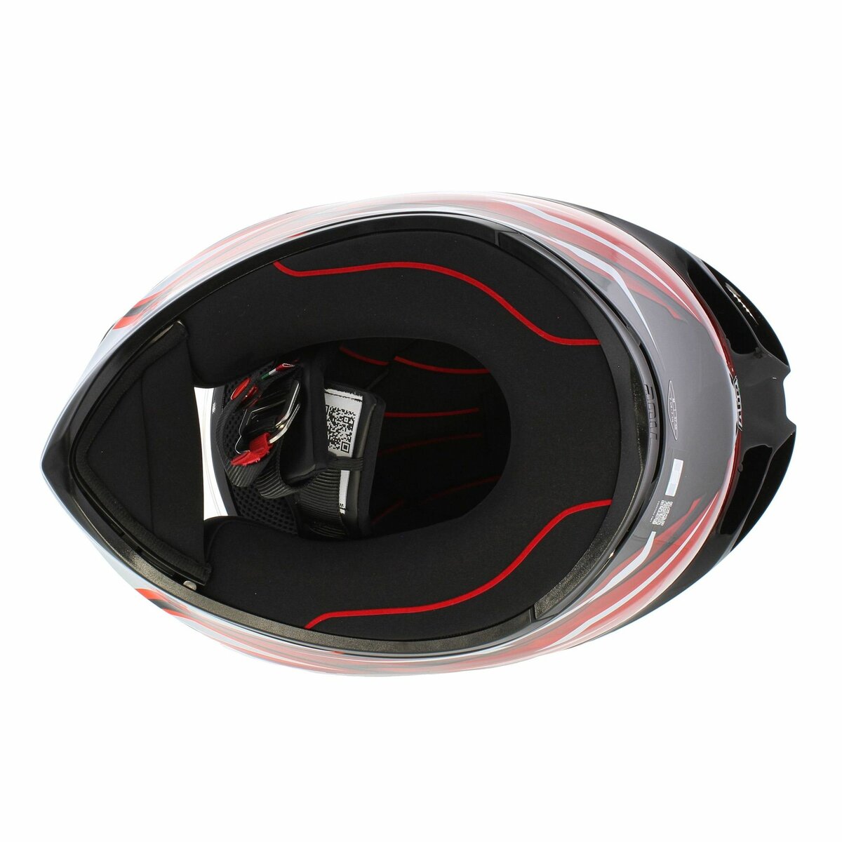 AGV K1 S helmet Lion - Gloss black red