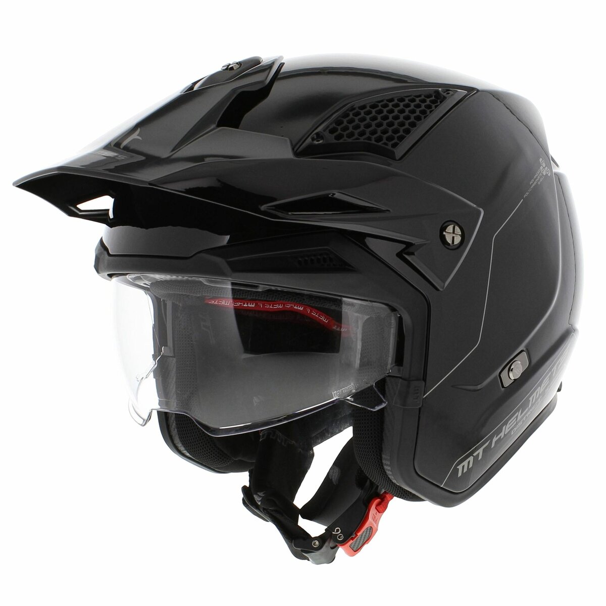 MT District S SV helmet gloss black