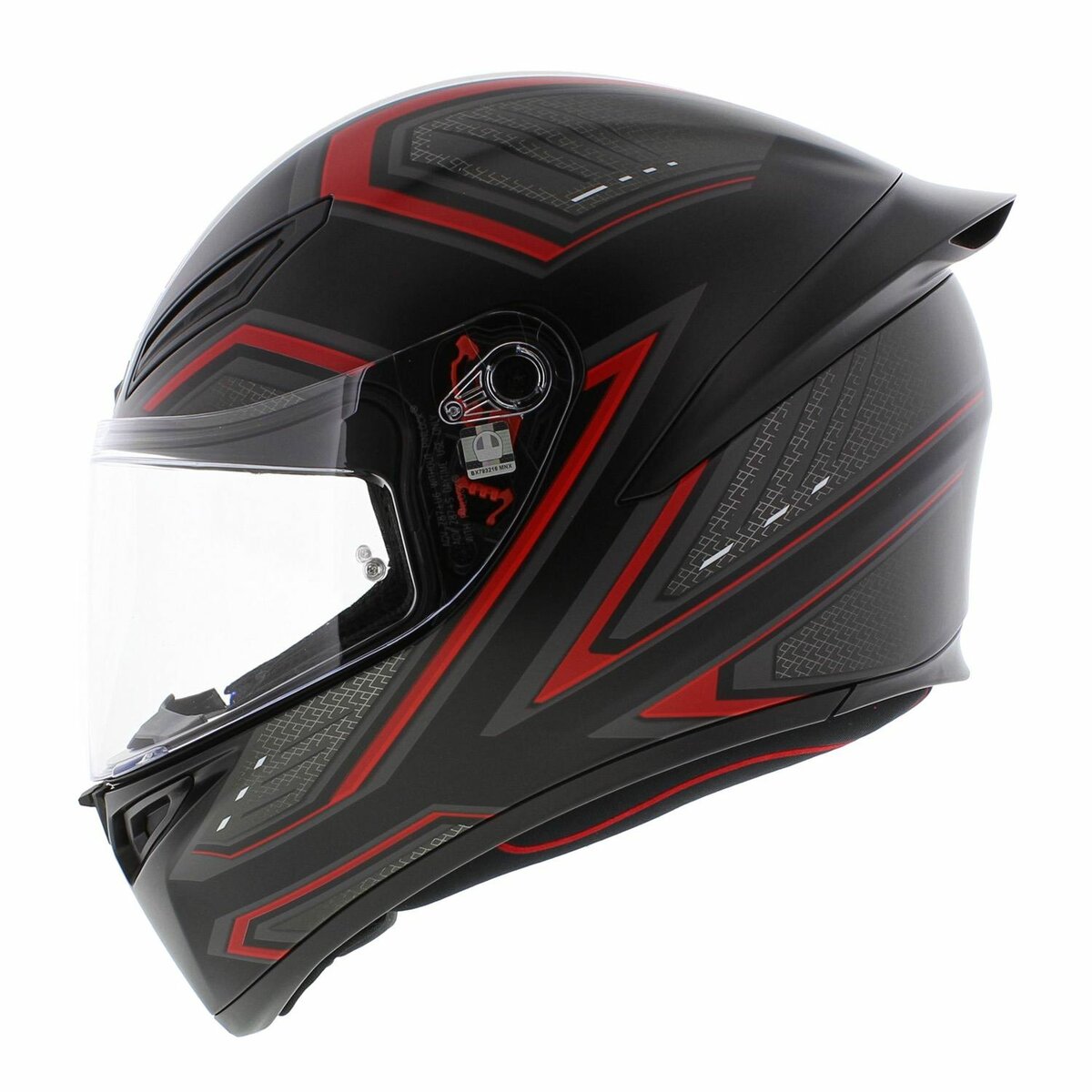 AGV K1 S helmet Sling - matt black red