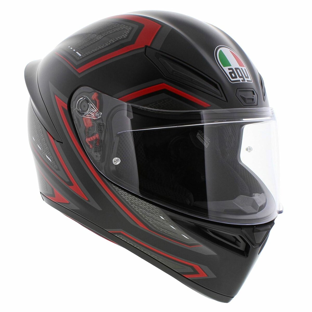 AGV K1 S helmet Sling - matt black red