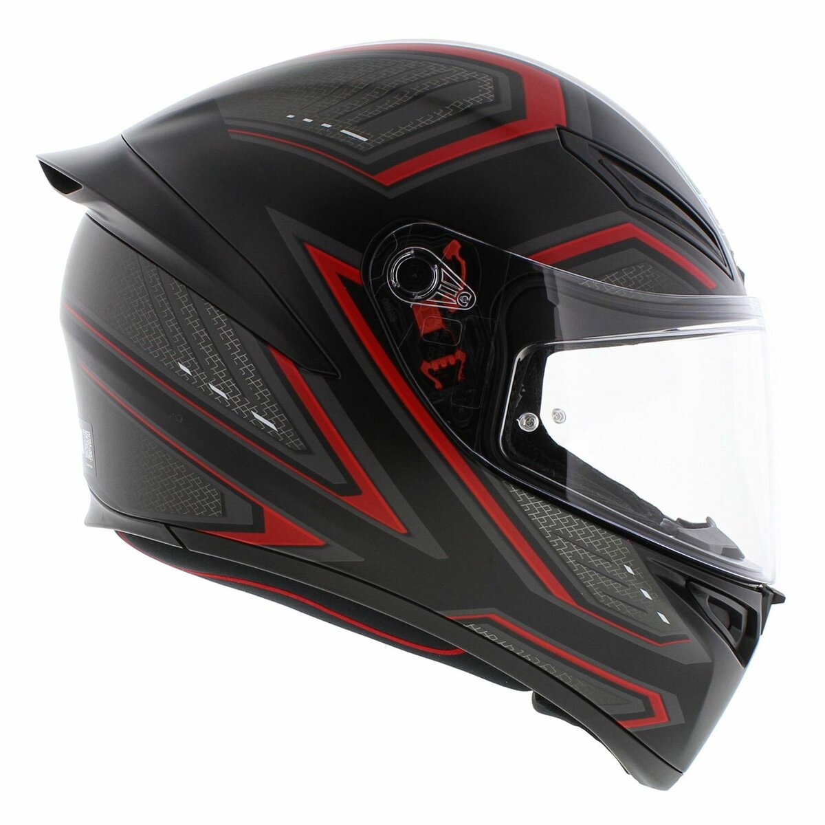AGV K1 S helmet Sling - matt black red