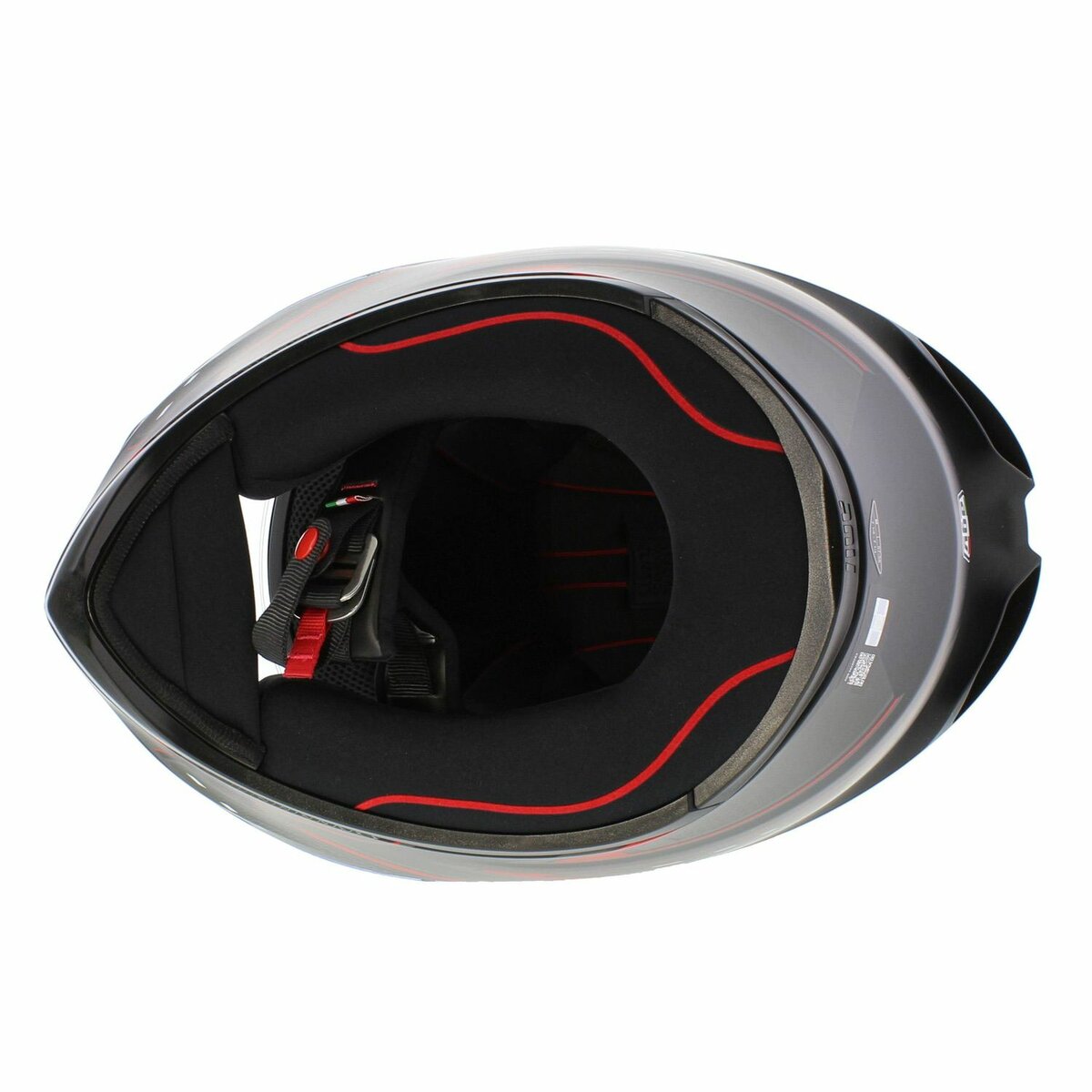 AGV K1 S helmet Sling - matt black red