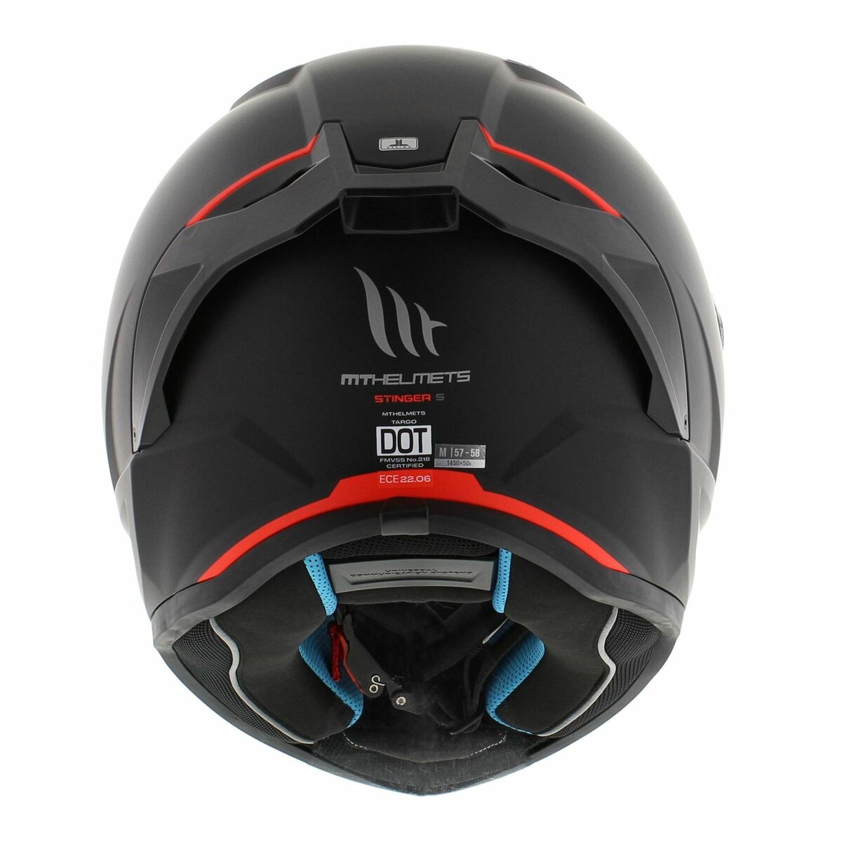 MT Stinger 2 fullface helmet matt black
