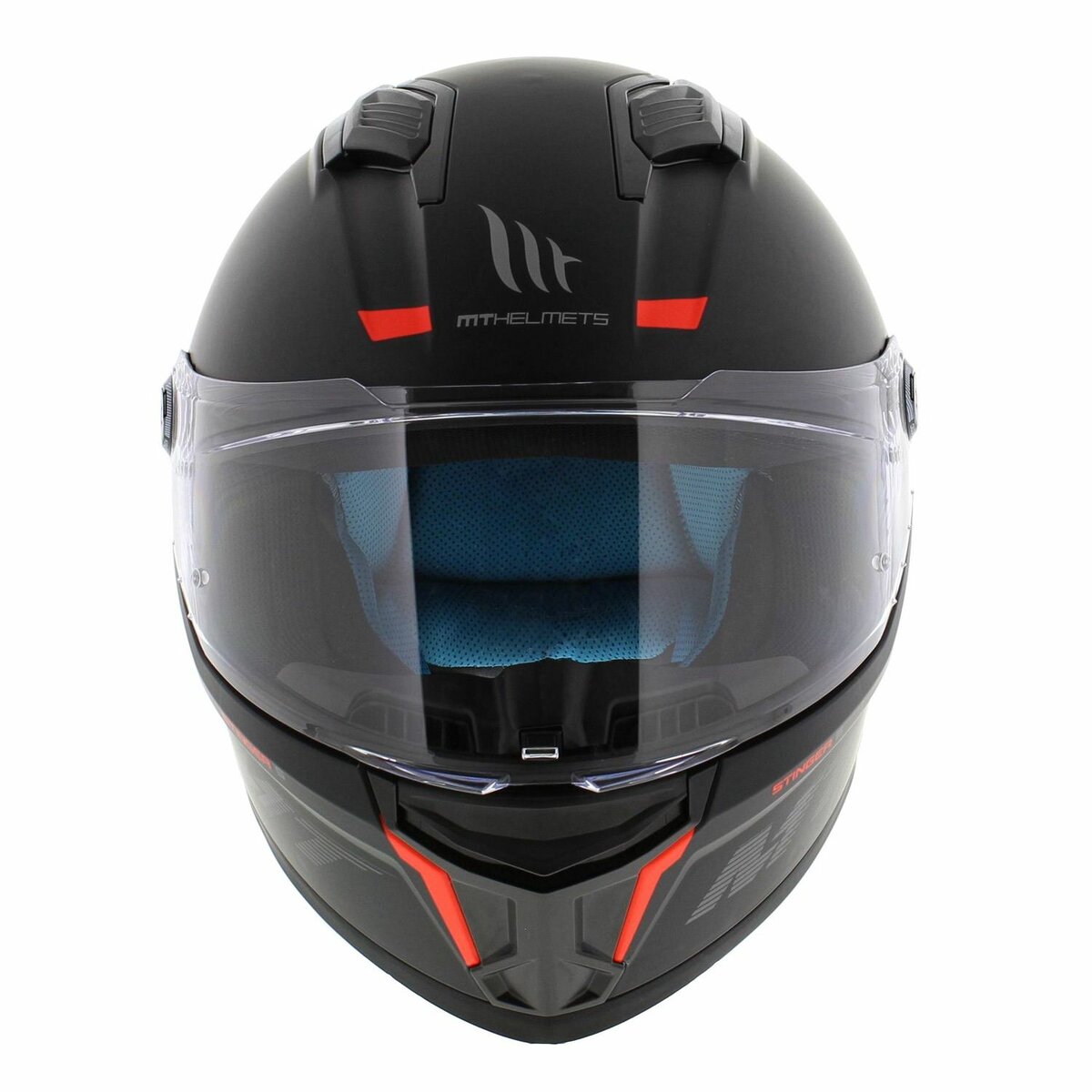 MT Stinger 2 fullface helmet matt black