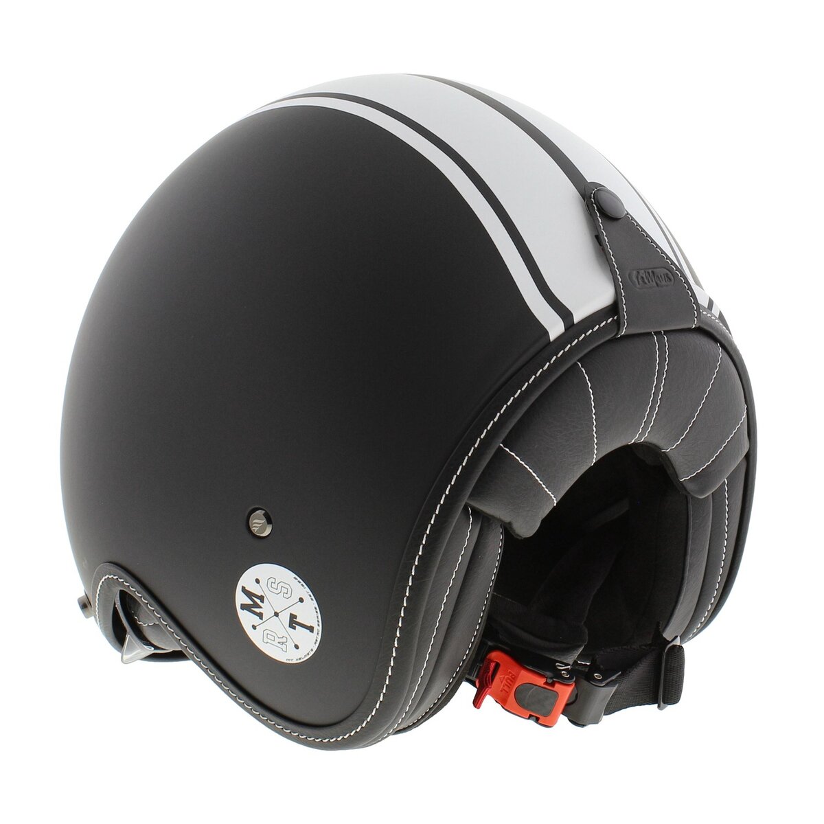 MT Le Mans II SV S Helmet Speed matt black white