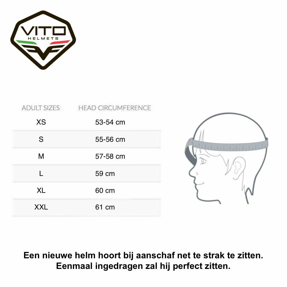 Vito Jet Bruzano helmet matt black