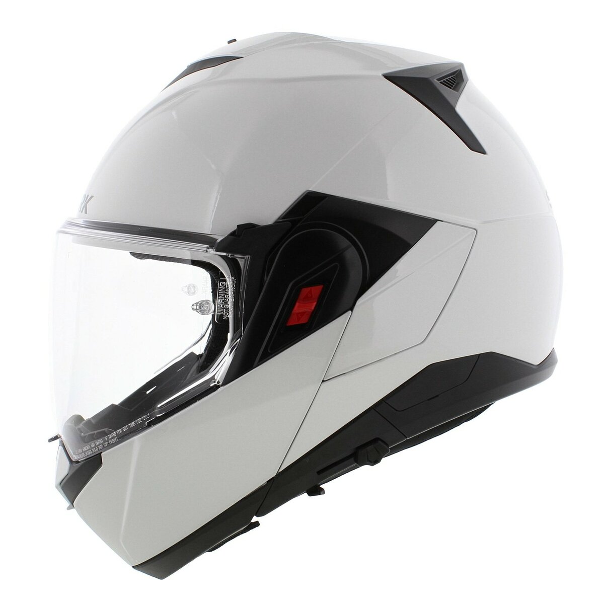 Shark Oxo Modular Helmet Blank - Gloss White - WHU