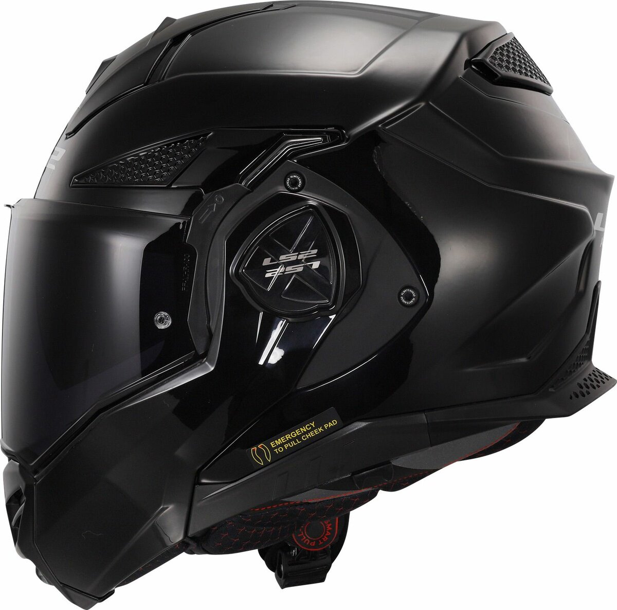 LS2 FF901 Advant X helmet solid gloss black