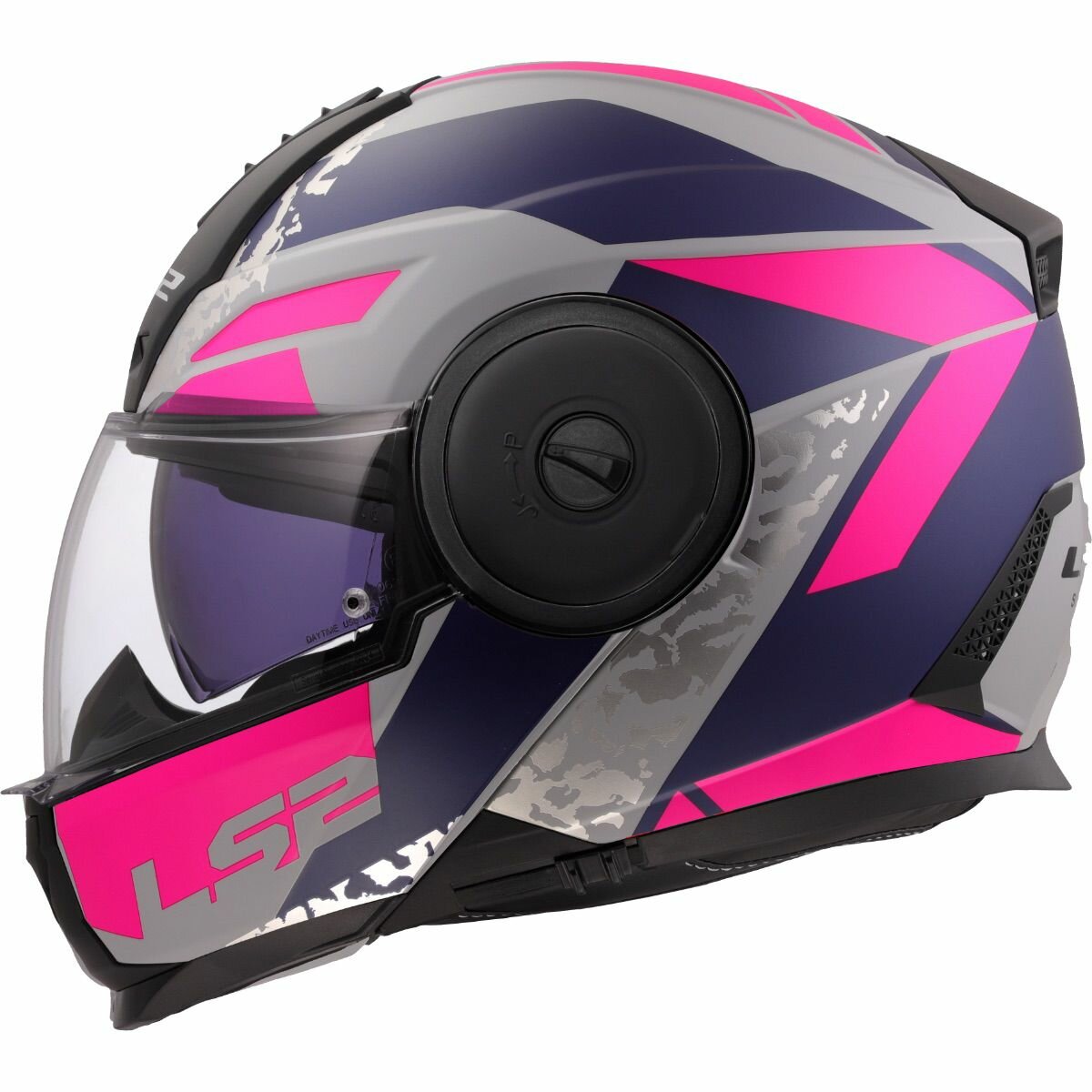 LS2 FF902 Scope II helmet Oxyd grey blue purple